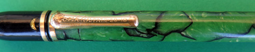 CONKLIN GREEN CRACKED ICE PATTERN PENCIL